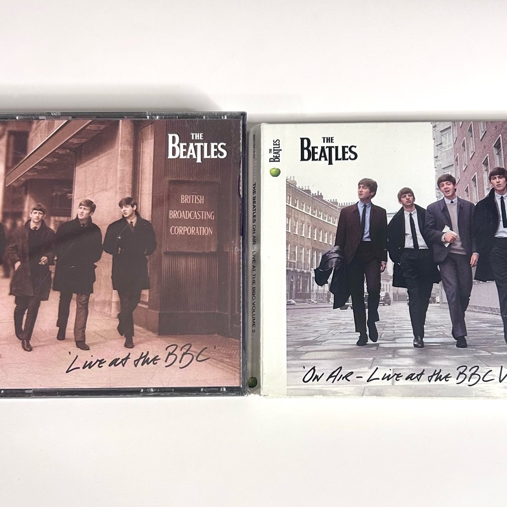 The Beatles – Live at the BBC (Vol. 1 & Vol. 2) 2-CD Lot – Good Condition